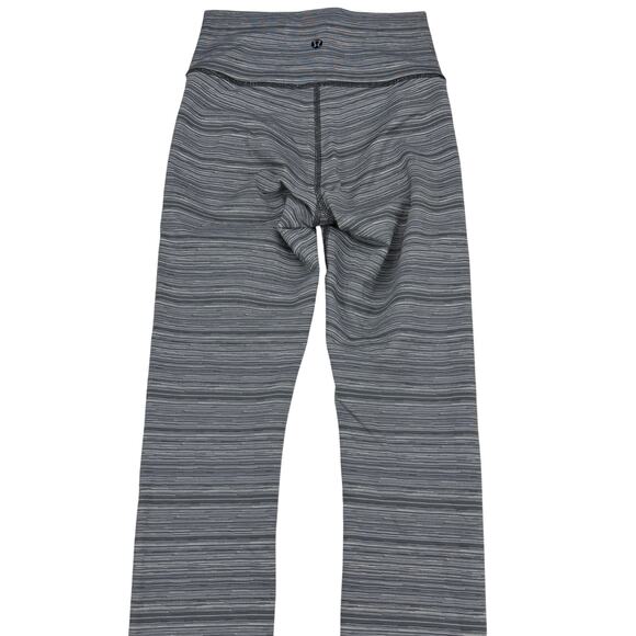 LULULEMON High Times Pant Luxtreme Size 2 Cyber Stripe Deep Coal Black - Picture 8 of 10